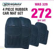 Stingray 4 Piece Rubber Car Mat Set-Per set