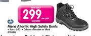 Mens Atlantic High Safety Boots-Per Pair