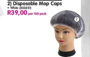 Disposable Mop Caps-Per 100 Pack