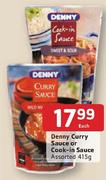 Denny Curry Sauce Or Cook-In Sauce-415Gm Each