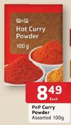 PnP Curry Powder-100Gm Each