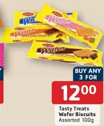 Tasty Treats Wafer Biscuits-3X100Gm