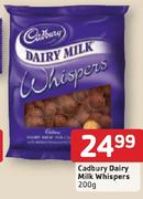 Cadbury Dairy Milk Whispers-200Gm
