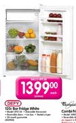 Defy Bar Fridge White(DFS135)-120Ltr.