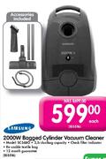 Samsung Bagged Cylinder Vacuum Cleaner(SC5680)-2000W