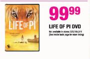 Life Of PI DVD