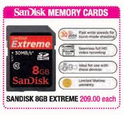 Sandisk 8GB Extreme Each