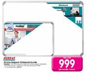 Parrot Products Slimline Magnetic Whiteboard Bundle-Per Bundle