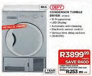 Defy 8Kg Condensor Tumble Dryer(DTD313)