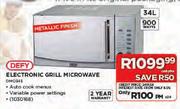 Defy 34Ltr Electronic Grill Microwave(DM0343)