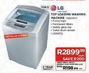 LG 10Kg Top Loading Washing Machine(T1003TEFTI)