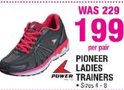 Pioneer Ladies Trainers(Sizes 4-8)-Per Pair