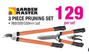 Garden Master 3 Piece Pruning Set-Per Set