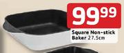 Square 27.5cm Non-Stick Baker-Each