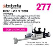 Brabantia Turbo Hand Blender(BBEK1061)