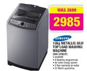 Samsung Metallic Silver Top Load Washing Machine-13kg(WA13V9LIP)