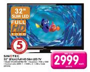 Sinotec 32"(81cm) Full HD Slim LED TV(STL32KC68FNB/VBF)