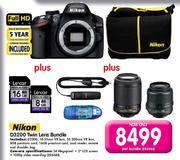 Nikon D3200 Twin Lens Bundle-Per Bundle