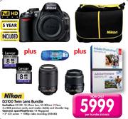 Nikon D3100 Twin Lens Bundle-Per Bundle