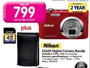 Nikon S2600 Digital Camera Bundle