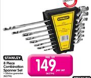 Stanley 8 Piece Combination Spanner Set
