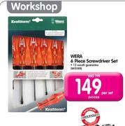 Wera 6 Piece Screwdriver Set