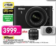 Nikon "1" J2 Mirrorless Twin Lens Kit-Per Kit
