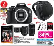Canon 600D Triple Lens Kit-Per Kit