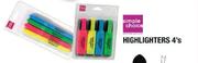 Simple Choice Highlighters-4's