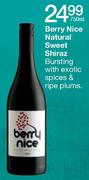 Berry Nice Natural Sweet Shiraz-750ml