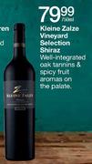 Kleine Zalze Vineyard Selection Shiraz-750ml