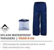 K-Way Kids Splash Waterproof Trousers