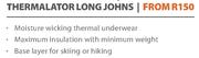 K-Way Kids Thermalator Long Johns