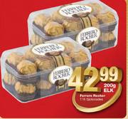Ferrero Rocher T16 Sjokolades-200gm Each
