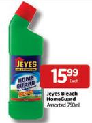 Jeyes Bleach Home Guard - 750ml Each