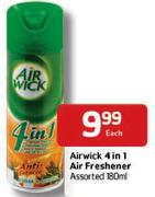Airwick 4 in 1 Air Freshener - 180ml Each