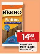 Beeno Semi Moist Treats - 120gm Each
