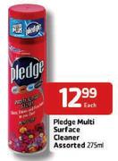 Pledge Mlti Surface Cleaner - 275ml Each