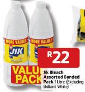 Jik Bleach Banded Pack - 1Ltr