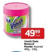 Vanish Stain Removal Powder Assorted 400g - 620g Each