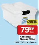 Addis Clear Storage-28L Each