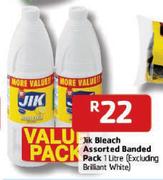 Jik Bleach Assorted Banded Pack-1L