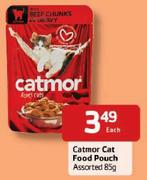 Catmor Cat Food Pouch-85gm Each