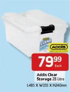 Addis Clear Storage-28Ltr