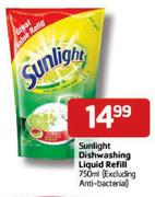 Sunlight Dishwashing Liquid REfill- 750ml