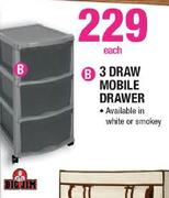 Big Jim 3 Draw Mobile Drawer Each