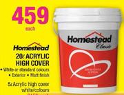 Homestead Acrylic High Cover-20Ltr
