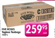 Five Roses Tagless Teabags-1000's Per Pack Each