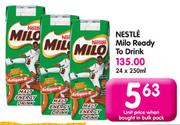 Nestle Milo Ready To Drink-24X250ml