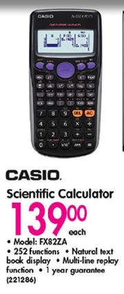 Special Casio Scientific Calculator FX82ZA Each m.guzzle .za